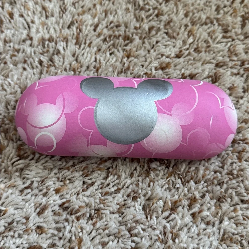 Disney Pink and Silver Mickey Mouse Glasses Case
